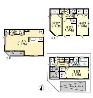 神奈川県横浜市港南区芹が谷5【一戸建】の間取り