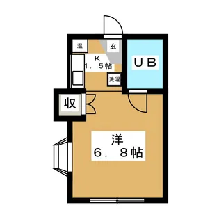 コーポKei【1階】の間取り