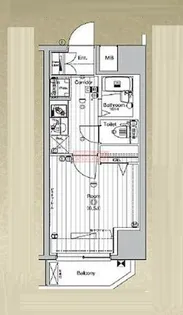 メイクスデザイン住吉IV【2階】の間取り