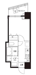 コンフォルト芝公園【4階】の間取り