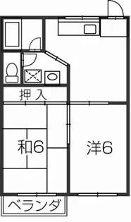 レジデンスマスオ【1階】の間取り