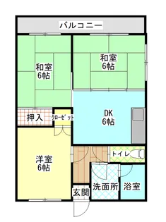 オレンジハイツ【2階】の間取り