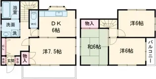 埼玉県川口市芝富士1【一戸建】の間取り