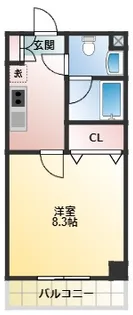 ボヌール大久保【2階】の間取り