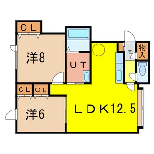 セフト B棟【1階】の間取り