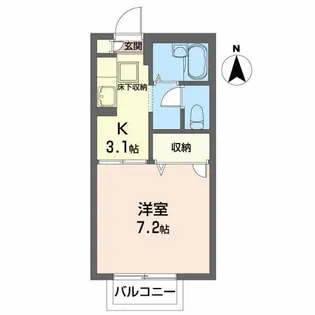 オークヒルズ【1階】の間取り