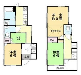東京都足立区千住柳町【一戸建】の間取り