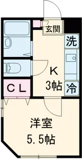 ホワイトヴィラ碑文谷【3階】の間取り