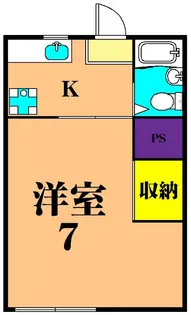 美鈴マンション【2階】の間取り