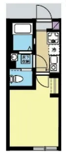 ビブロポート溝の口【1階】の間取り