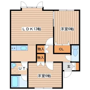 サンシャイン78-III【1階】の間取り