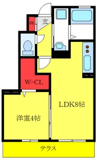 東京都板橋区前野町3【アパート】の間取り