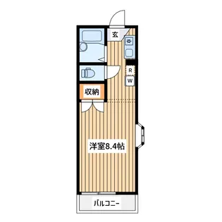 アローズ梶ヶ谷【2階】の間取り