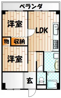 原田ビル【4階】の間取り