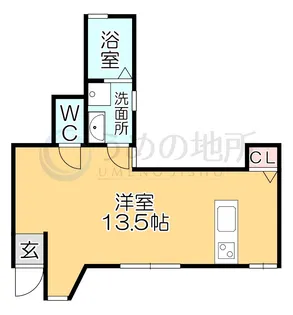 ラセットビレッジM A【1階】の間取り