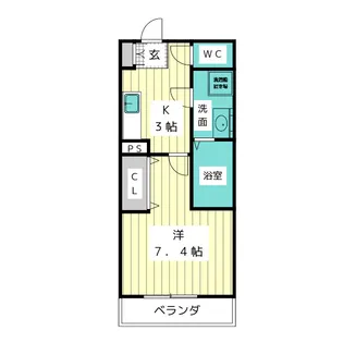 ドルチェ藤が丘【2階】の間取り