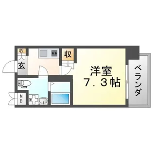 アスリート江坂II番館【8階】の間取り