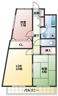 エクセル稲田【1階】の間取り