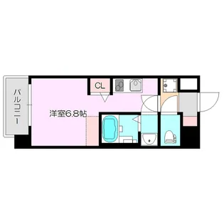 セレニテ十三ミラク【11階】の間取り