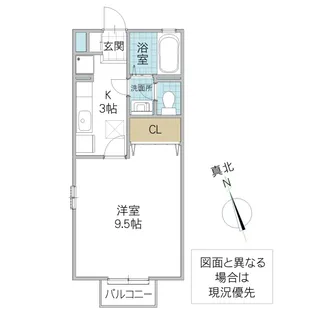 サンフィール B棟【2階】の間取り