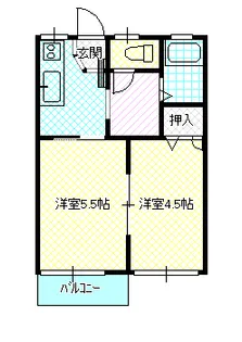 メゾン青山【2階】の間取り