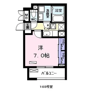 カーサ・エスペランサ【1階】の間取り
