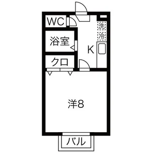 アトラス国見野【2階】の間取り