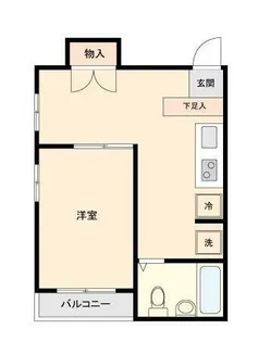 ニュースカイ青葉【3階】の間取り