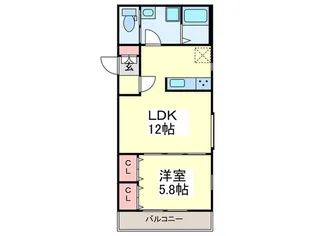 サンジュリアン【3階】の間取り