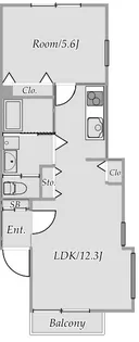 グランニール羽根木【2階】の間取り
