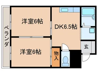 ヤマテオザワビル【2階】の間取り