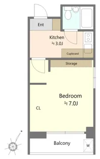 アロービル【4階】の間取り