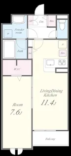 ユーフォリア本中山【3階】の間取り
