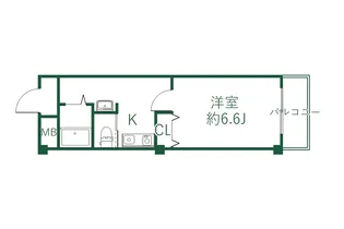 平井ビル【3階】の間取り