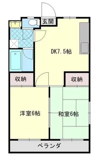 KODAヒルズ青砥【2階】の間取り