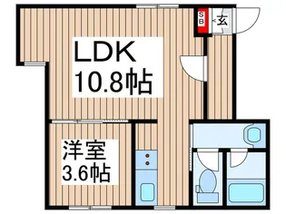 グランニール西川口【3階】の間取り