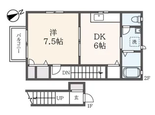 グラシューズ府中の森【2階】の間取り