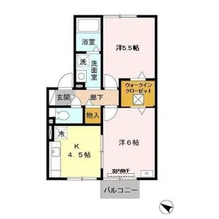 カトゥリアン【2階】の間取り