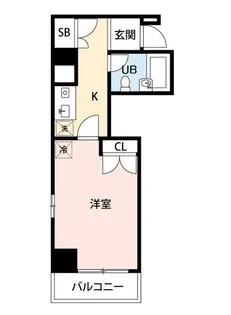 マイナビSTAYモダンアパートメント芝公園(ハイリーフ芝大門)【6階】の間取り