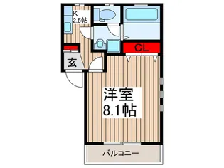 エスポワ-ル原山【1階】の間取り