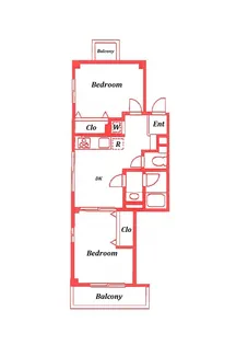 エクセレント二宮2【3階】の間取り
