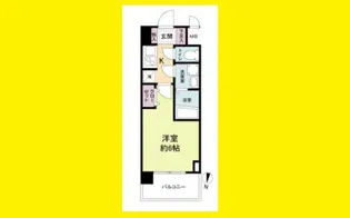 M-RESIDENCE新大阪Garden【6階】の間取り