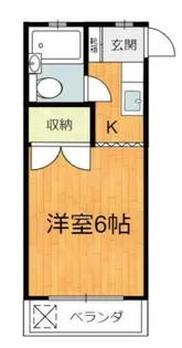 ティーユーハイム【2階】の間取り