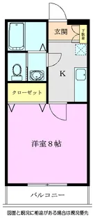 リビィエールA【2階】の間取り
