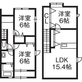 CASA H【1階】の間取り