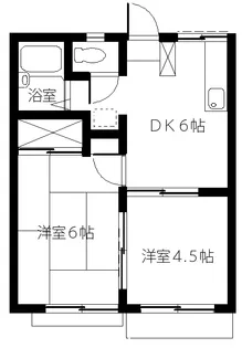 エステートピア司B【1階】の間取り