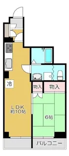 秀和大岡山レジデンス【4階】の間取り
