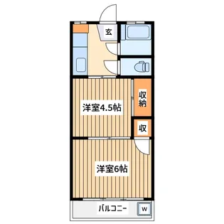 日の出マンション【3階】の間取り