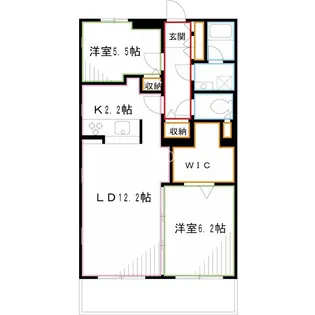 つつじヶ丘アイランドコートの間取り