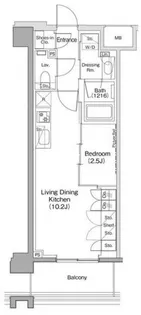 ヴェール・クレール大崎【3階】の間取り